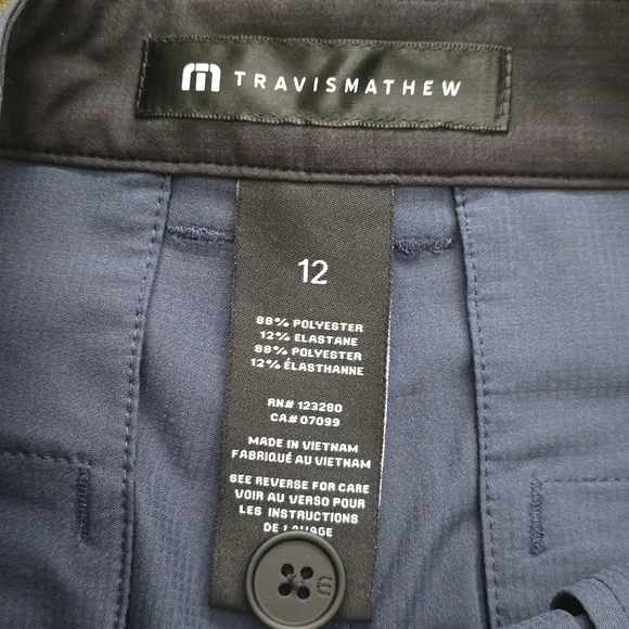 TRAVIS MATHEW JUNIOR BOYS WANDERLUST SHORTS navy - Picture 5 of 5